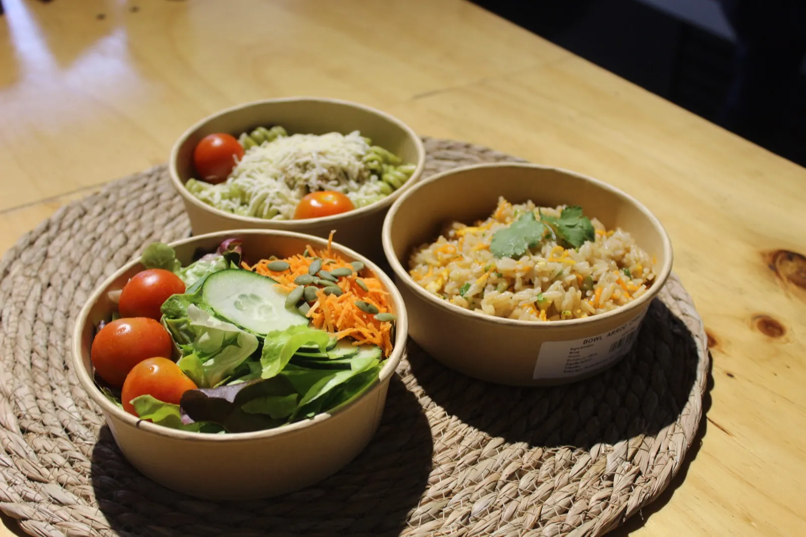 Bowls de Código Verde recién armados